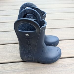 Crocs Kids' Navy Boots